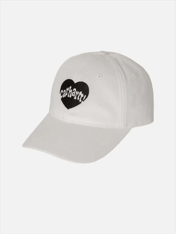 CARHARTT WIP Amour Cap - White/Black - Hats ŞAPKA
