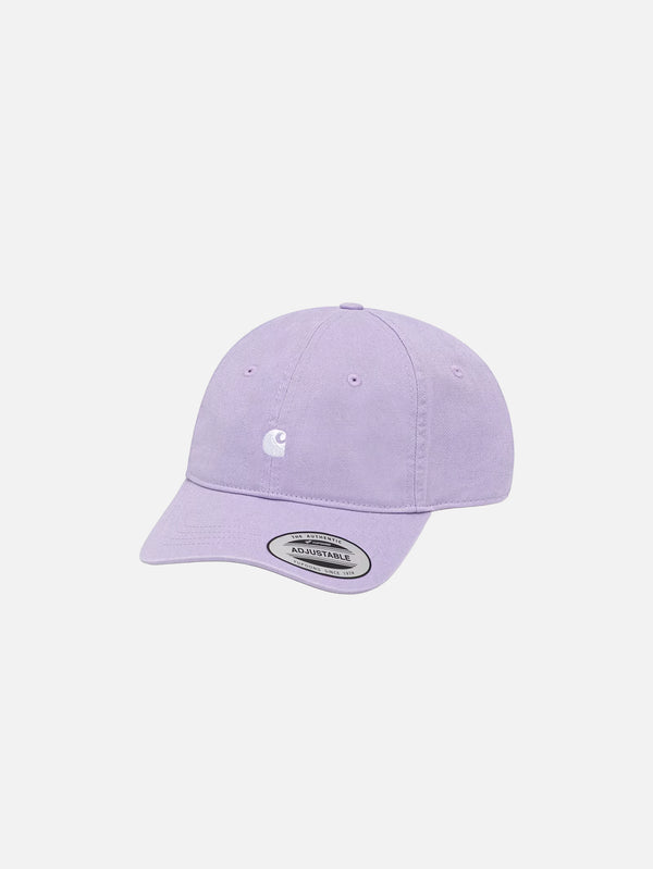 CARHARTT WIP - ŞAPKA - Madison Logo Cap - Pink Fog/White - shopi go'da!.