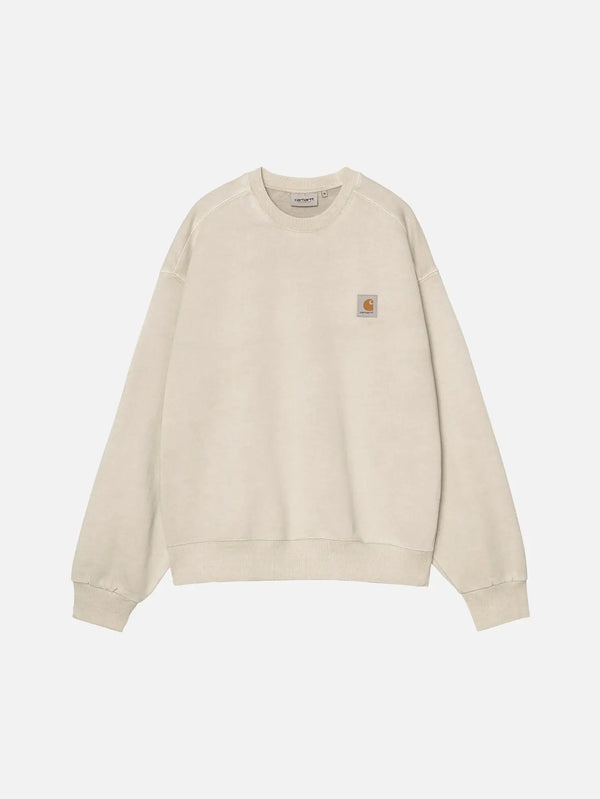 CARHARTT WIP Vista Sweat - Fleur De Sel Garment Dyed - Sweatshirts SWEATSHIRT