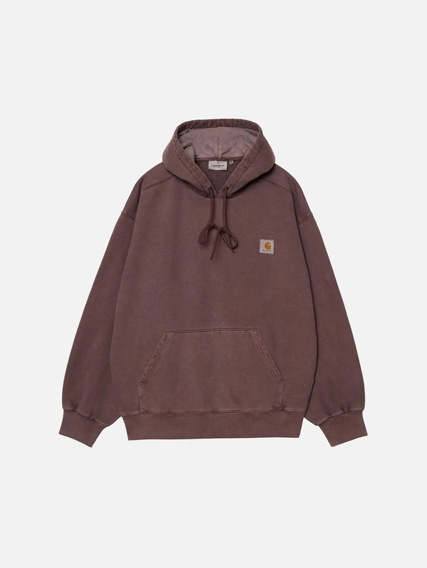 CARHARTT WIP Hooded Vista Sweat - Palisander Garment Dyed - Hoodies SWEATSHIRT