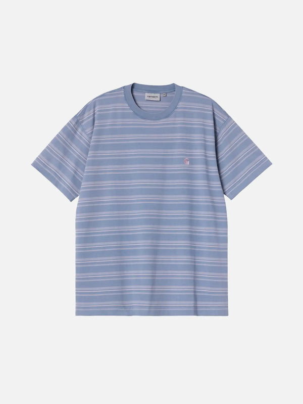 CARHARTT WIP S/S Brodine T-Shirt - Blue - Uncategorized T-SHIRT