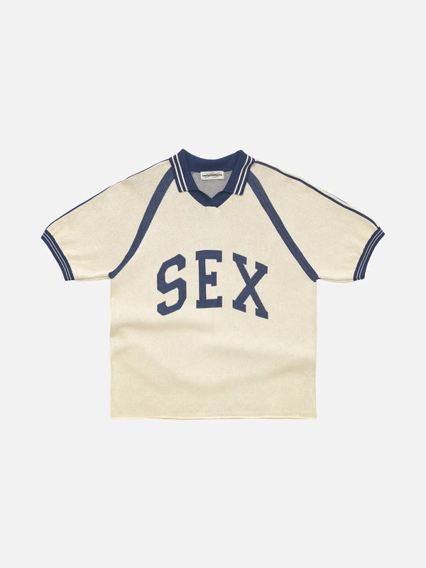 CARNE BOLLENTE Captain Kinky - Cream / Dark Blue - T-Shirts T-SHIRT