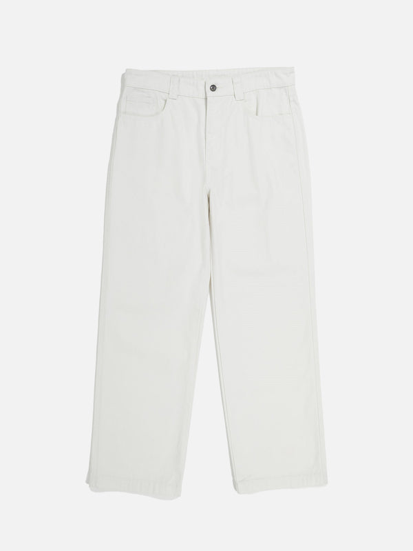 CHAMPION - PANTOLON - Straight Hem Pants - White - shopi go'da!.