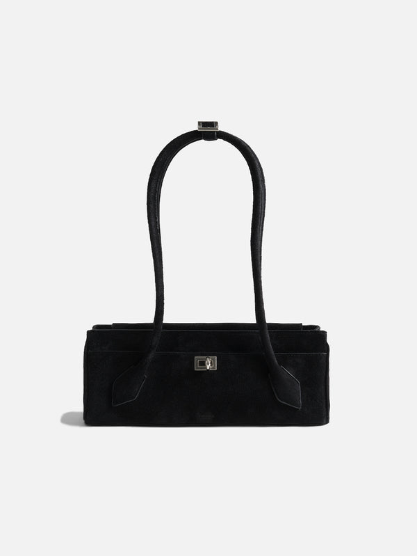 CHORA - ÇANTA - Isla - Black Suede - shopi go'da!.