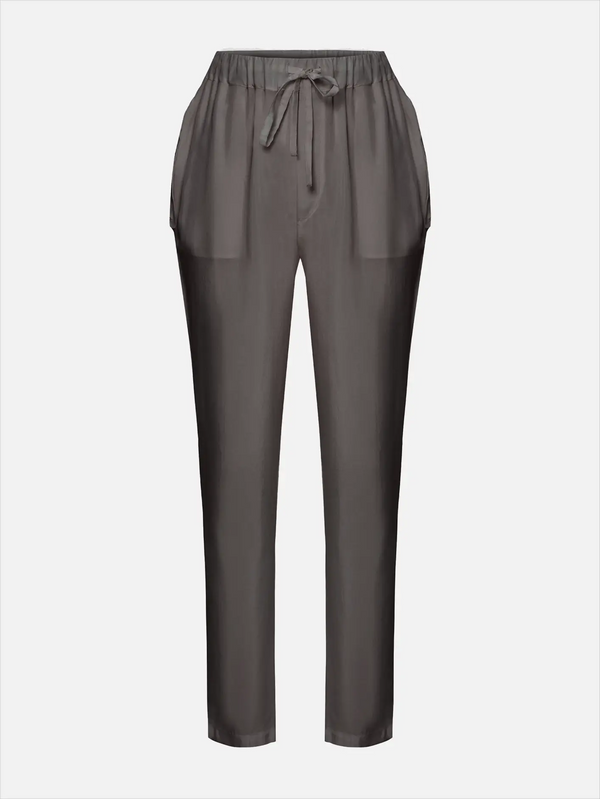 COME AS YOU ARE Cupro Pantolon #2 - Antrasit - Trousers PANTOLON