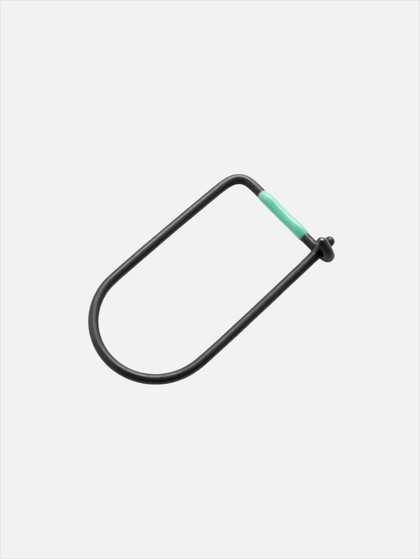 CRAIGHILL Enameled Wilson Keyring Sea Foam/ Vapor Black - Keychains ANAHTARLIK