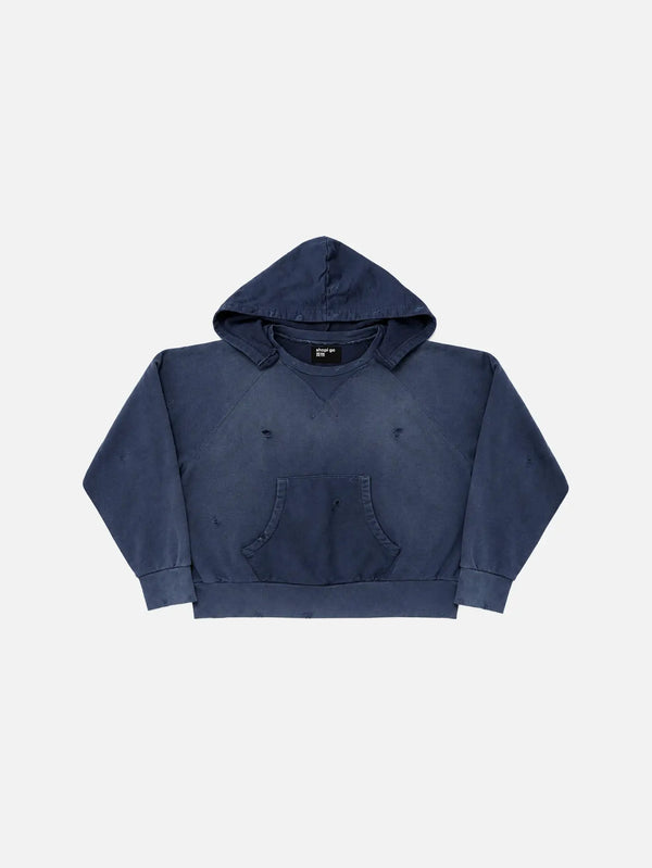 SHOPI GO Kiyosumi Raglan Hoodie - Navy Blue - Uncategorized SWEATSHIRT