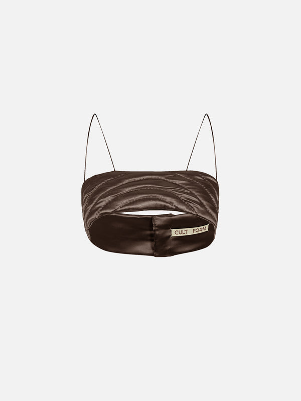 CULT FORM - BRALETTE - Brown Yorgan Bra - shopi go'da!.