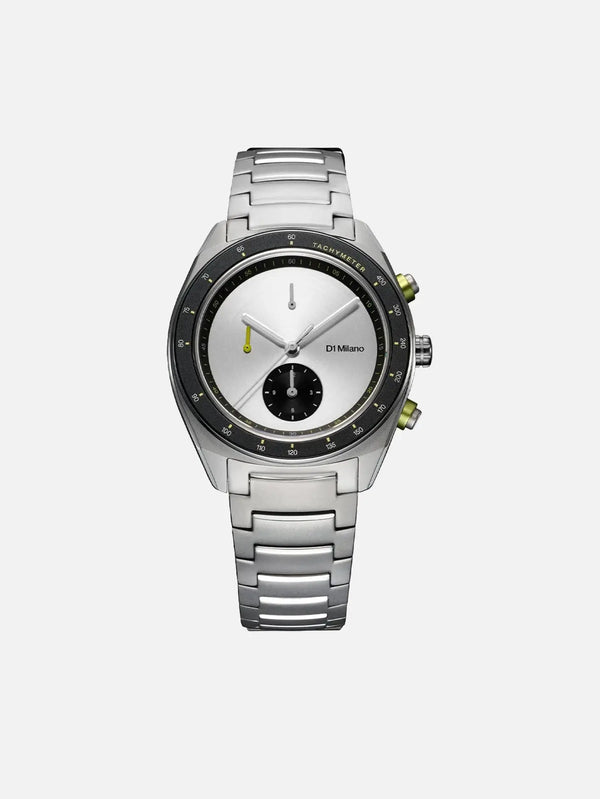 D1 MILANO Essential White Chronograph - Watches KOL SAATİ
