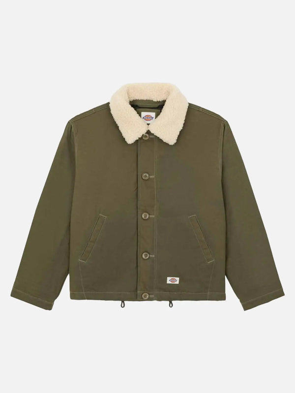 DICKIES Sangrey Waxed Jacket - Military Green - Uncategorized CEKET