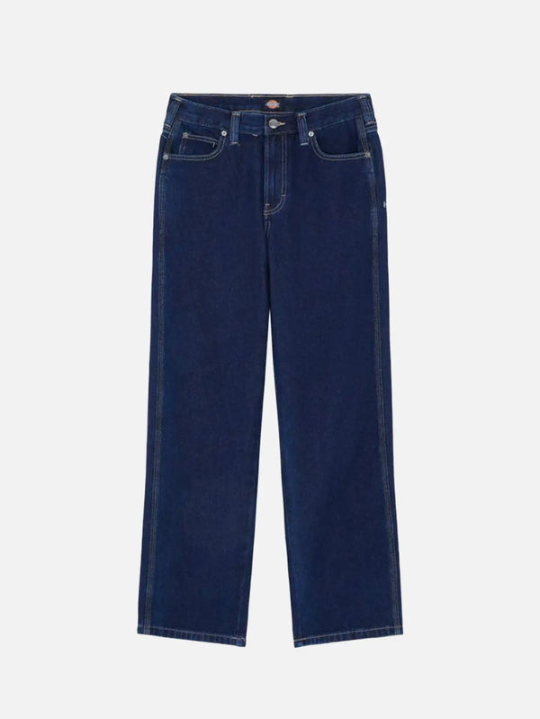 DICKIES Farner Denim W - Dark Indigo - Uncategorized PANTOLON