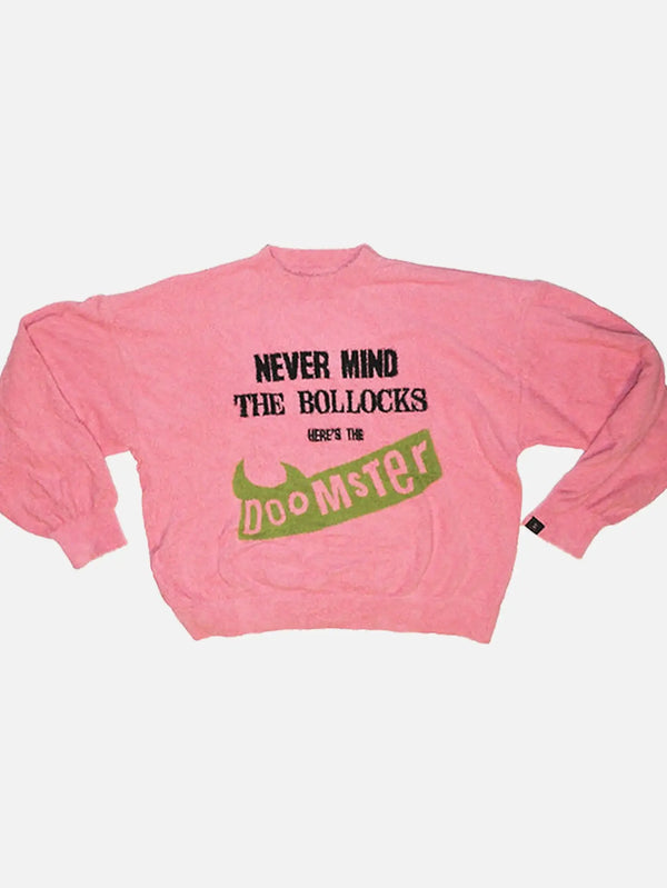 DOOMSTER Here'sThe Sweater - Pink - Sweatshirts SWEATSHIRT