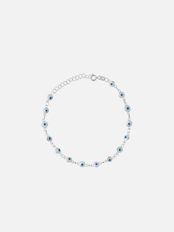 ECE LONDON - BİLEKLİK - The Nazar II Bracelet - Silver - shopi go'da!.
