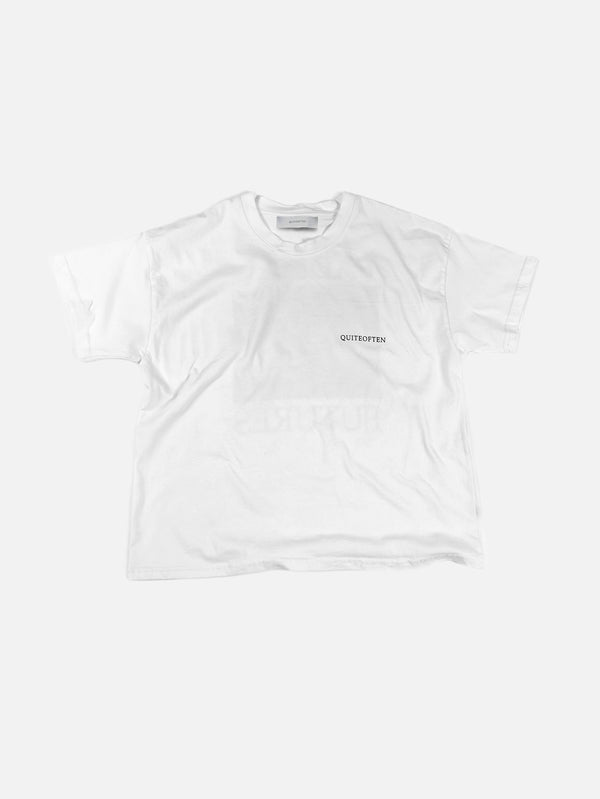 QUITEOFTEN, Faded Futures Tee - White, T-SHIRT, shopi go'da!