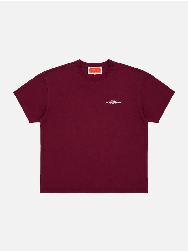 Fig Bloom Tee - Burgundy
