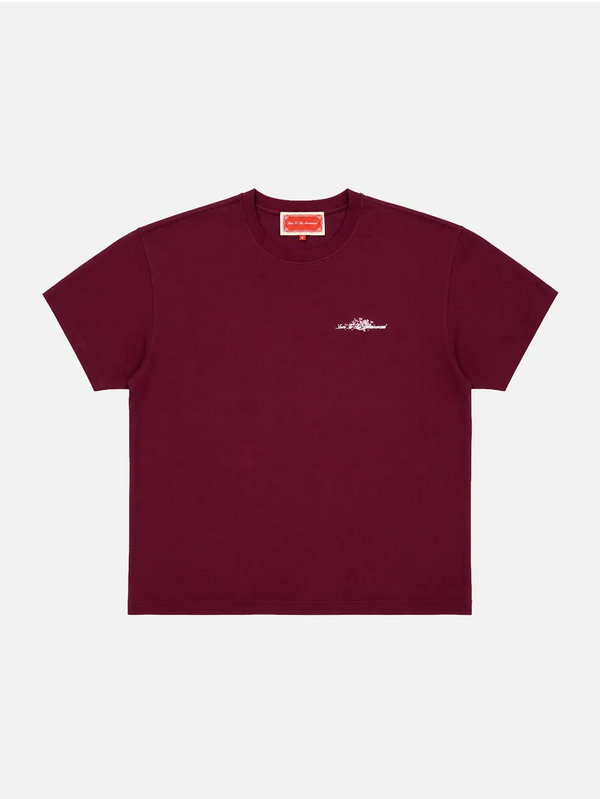 SOON TO BE ANNOUNCED Fig Bloom Tee - Burgundy - T-SHIRT