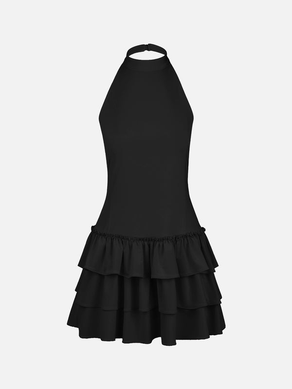 Fiore Black Mini Dress