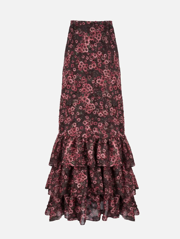 MI MAGIC LOVE Flow Pink Floral Skirt - Uncategorized ETEK