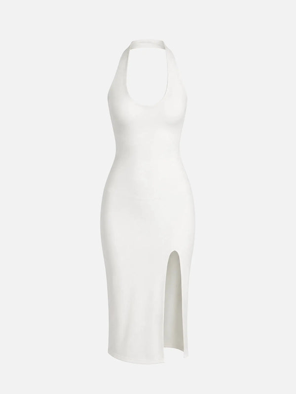 SLOWBURN Fran Dress – beyaz, ön görünüm