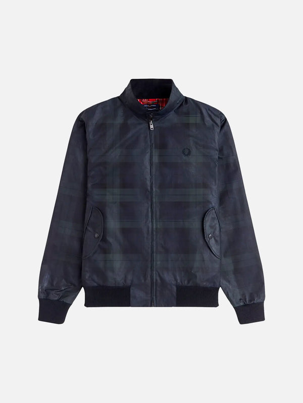 FRED PERRY Blackwatch Tartan Harrington - Blackwatch Tartan - Bomber Jackets CEKET