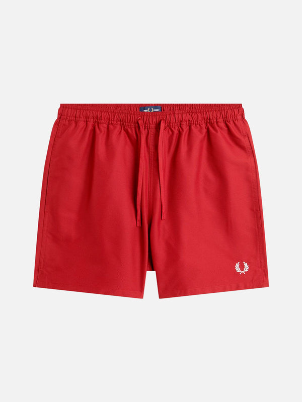 FRED PERRY - DENİZ ŞORTU - Swimshorts - Burnt Red - shopi go'da!.