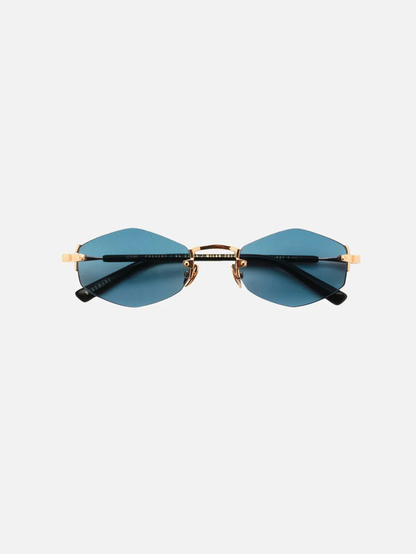 GAST Lunar Altın Mavi Unisex Güneş Gözlüğü - Sunglasses GÜNEŞ GÖZLÜĞÜ