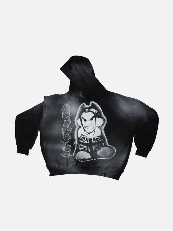 DOOMSTER Girl Hoodie Black - SWEATSHIRT