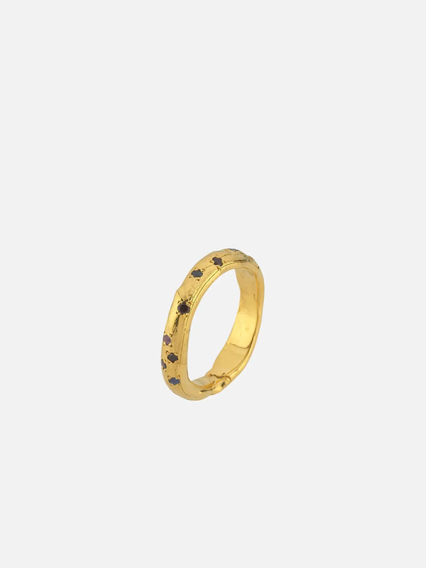 JEWELS FOR JOY Halo Ring – altın rengi, yandan görünüm