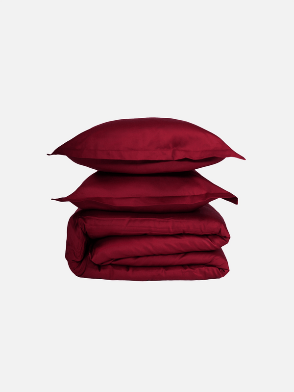 NENNI, Pamuk Saten Nevresim Takımı - Vişne Çürüğü, NEVRESİM TAKIMI, shopi go'da!