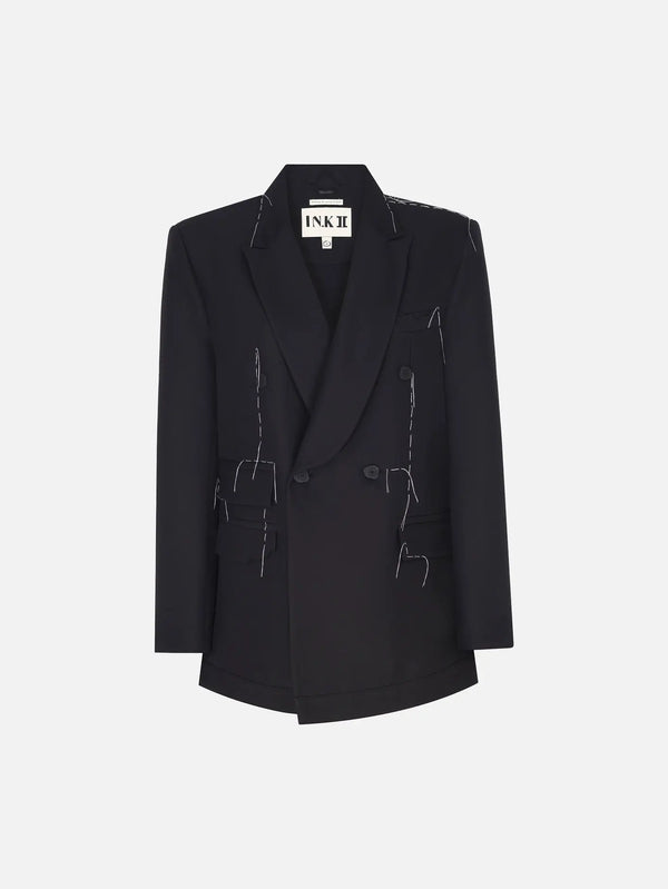 IN.K II Handstitched Blazer - Black - Sport Jackets CEKET