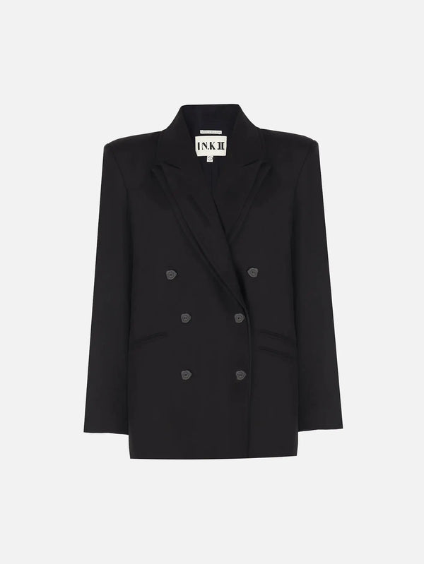 IN.K II Dual Pannel Blazer - Black - Coats & Jackets CEKET