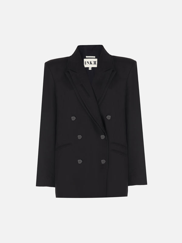 IN.K II - CEKET - Dual Pannel Blazer - Black - shopi go'da!.