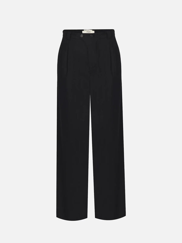 IN.K II Asym Trouser - Black - Trousers PANTOLON