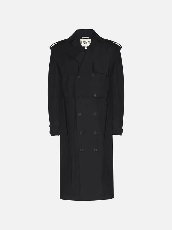 IN.K II Convertible Trenchcoat - Black - Trench Coats TRENCHCOAT