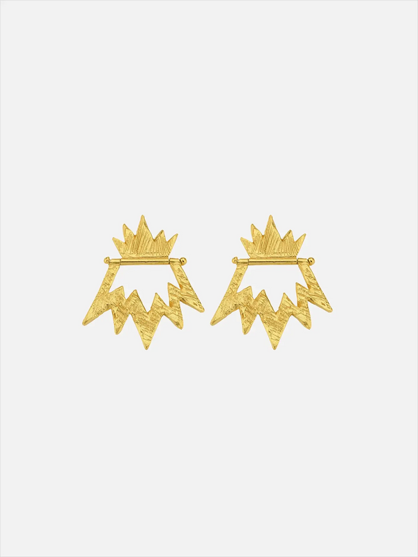 JEWELS FOR JOY Gold-Plated Silver Dangling Earrings - Mirum - Earrings KÜPE