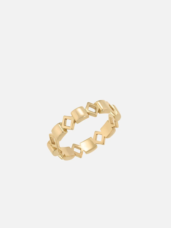 shopi go Silhouette Ring / 4,5 mm - Gold – altın, yandan görünüm