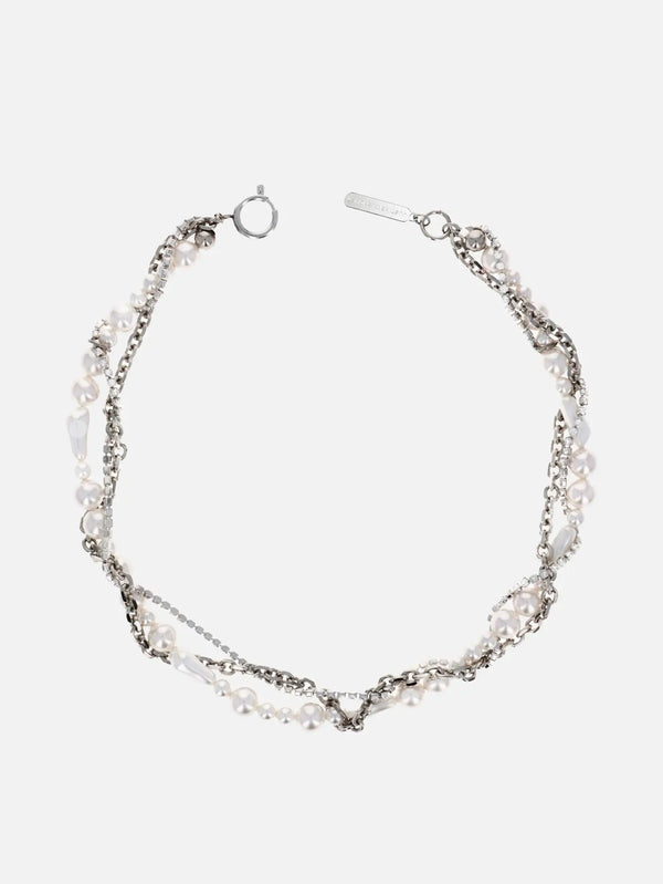 JUSTINE CLENQUET Taylor Choker - Palladium - Necklaces KOLYE