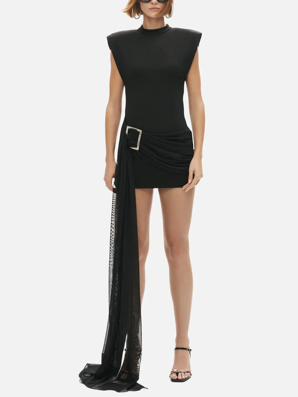 KHÉLA Agent of Chaos Dress - Black - Dresses ELBİSE