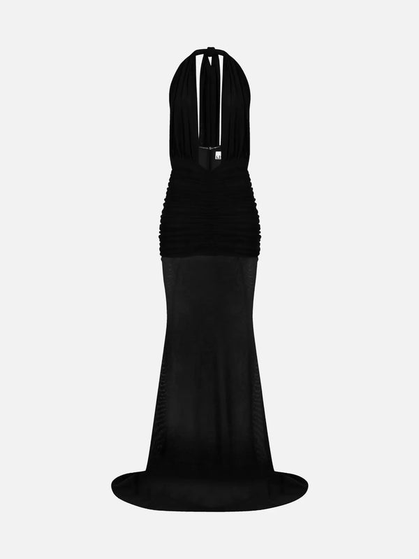 KHÉLA Forbidden Fruit Dress - Black - Dresses ELBİSE
