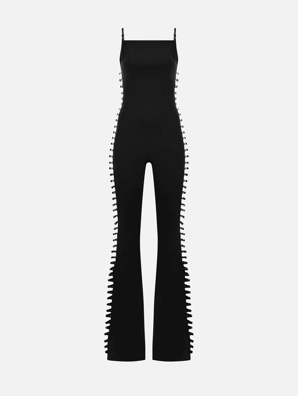 KHÉLA Provocatrix Jumpsuit - Black - One-Pieces ELBİSE