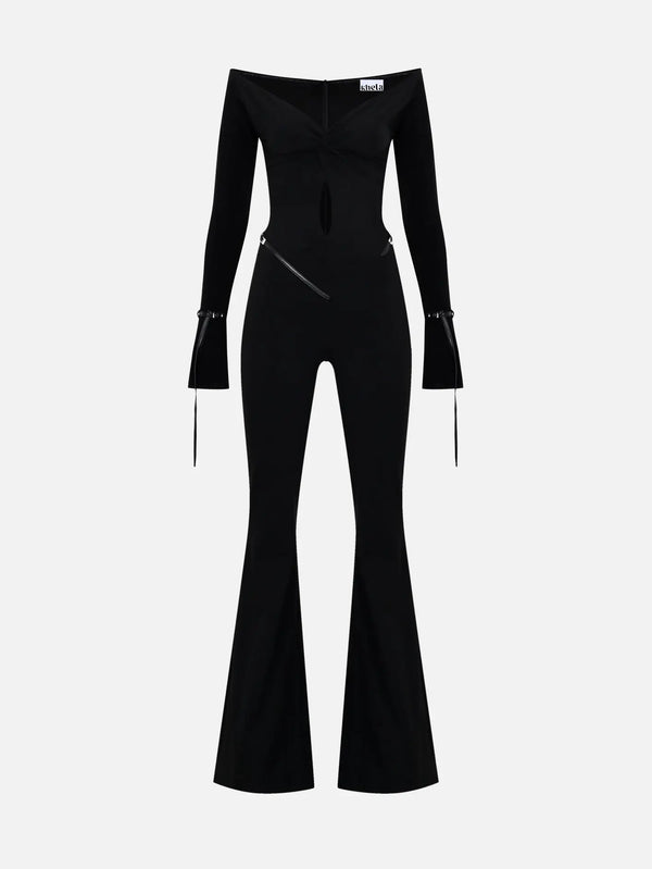 KHÉLA Wicked Wink Jumpsuit - Black - One-Pieces ELBİSE