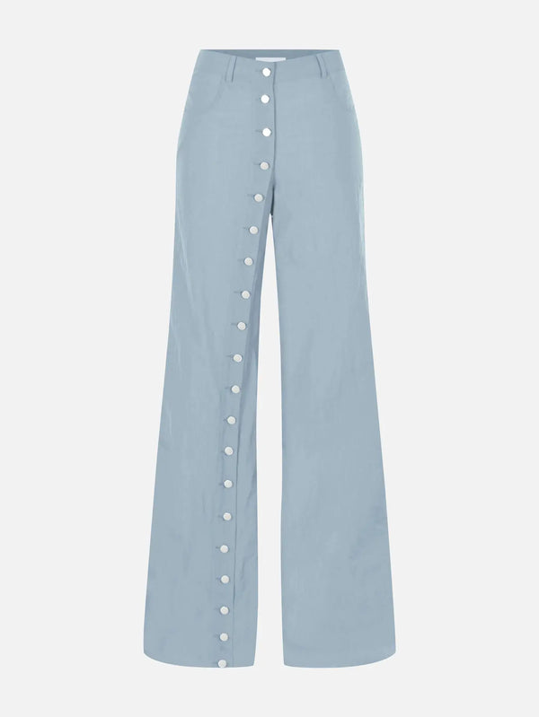 KHÉLA Magnet of Scandal Pants - Blue - Trousers PANTOLON