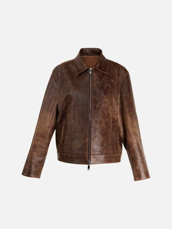 KUNDURA 50's Ceket No.2 - Kahverengi - Bomber Jackets CEKET