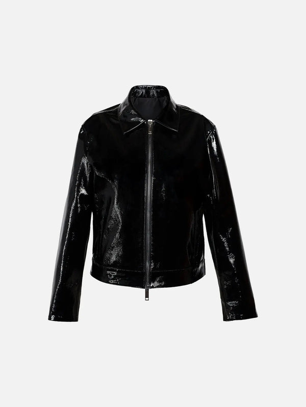 KUNDURA 70's Deri Ceket - Siyah - Bomber Jackets CEKET