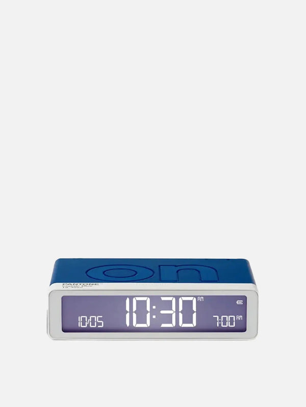 LEXON Lexon x Pantone Flip Klasik Alarm Saat Mavi - Clocks SAAT