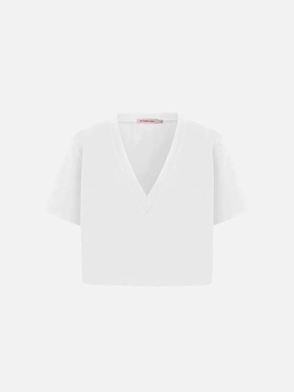 MI MAGIC LOVE Lou White T-Shirt - T-SHIRT