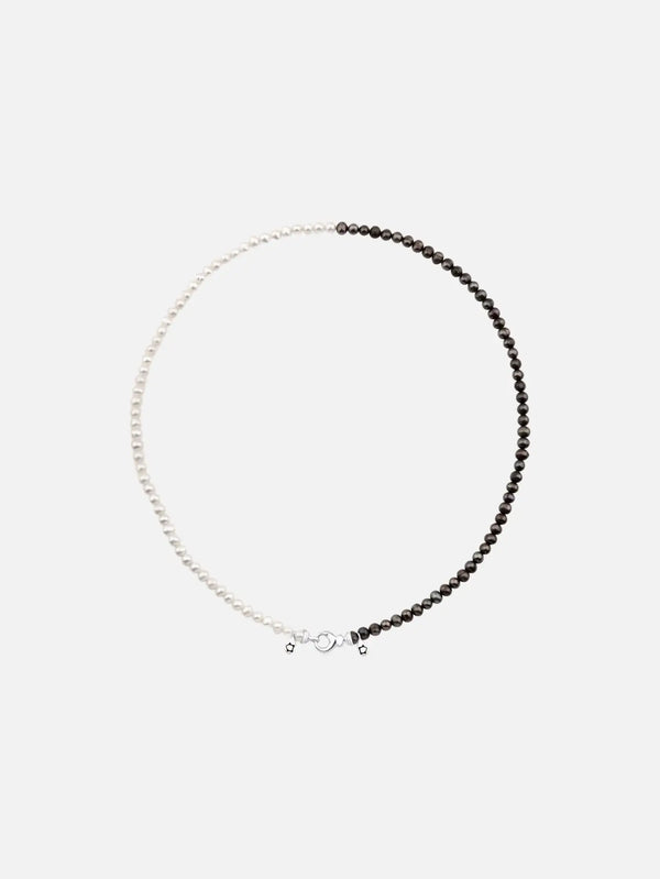 LUNA MERDIN Sümer Siyah & Beyaz İnci Kolye - Necklaces KOLYE