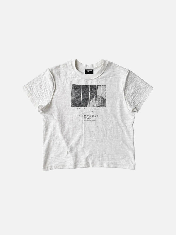 SHOPI GO Kabukicho Printed Slim T-Shirt - White - Uncategorized T-SHIRT