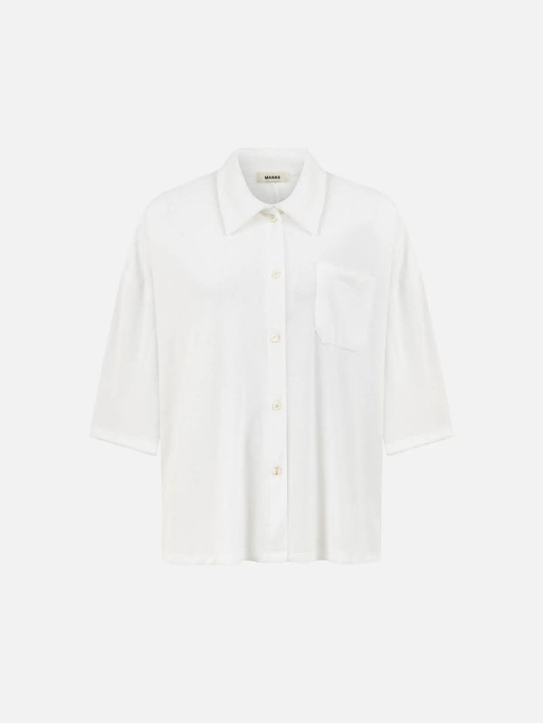 MANAS STUDIO Syra Shirt - Ecru - Uncategorized GÖMLEK