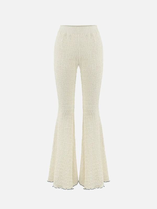 MANAS STUDIO Lunara Pants - Ecru - Uncategorized PANTOLON